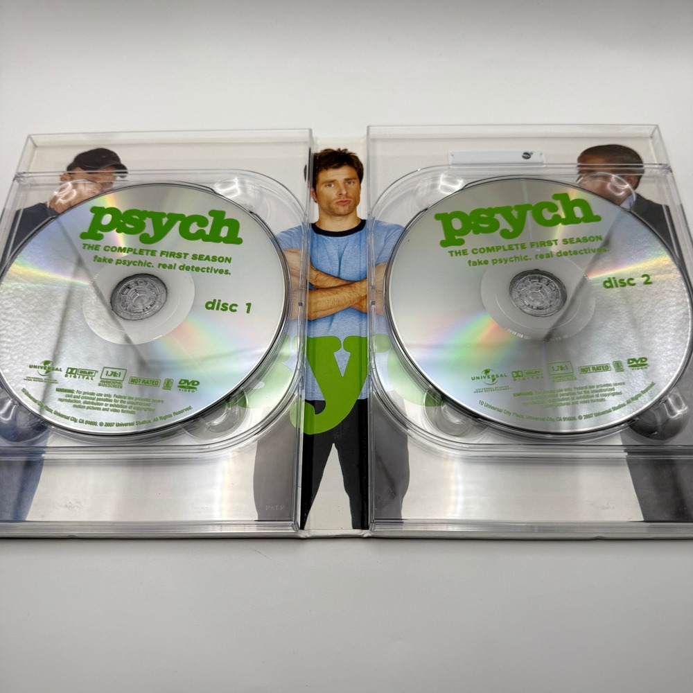 Psych The Complete First and Second Seasons DVD Set 1 & 2 TV Show Mystery Comedy - Picture 3 of 6